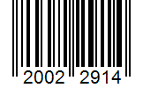 Barcode 20022914