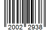 Barcode 20022938
