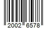 Barcode 20026578