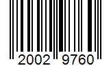 Barcode 20029760