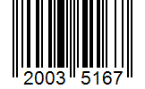 Barcode 20035167