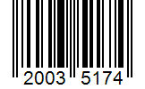 Barcode 20035174