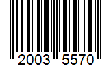 Barcode 20035570