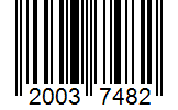 Barcode 20037482