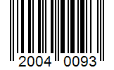 Barcode 20040093