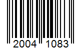 Barcode 20041083