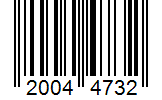 Barcode 20044732