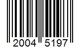 Barcode 20045197