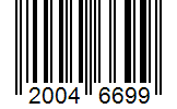 Barcode 20046699