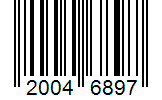 Barcode 20046897