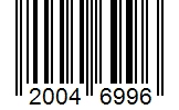 Barcode 20046996
