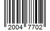 Barcode 20047702