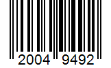 Barcode 20049492