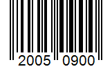 Barcode 20050900