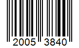 Barcode 20053840