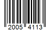 Barcode 20054113