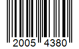 Barcode 20054380