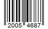 Barcode 20054687