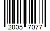 Barcode 20057077