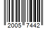 Barcode 20057442