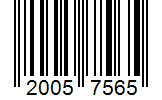 Barcode 20057565