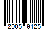 Barcode 20059125