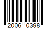 Barcode 20060398