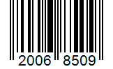 Barcode 20068509