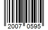 Barcode 20070595