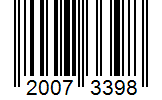 Barcode 20073398
