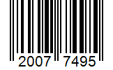 Barcode 20077495