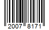 Barcode 20078171