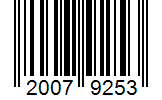 Barcode 20079253