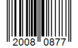 Barcode 20080877
