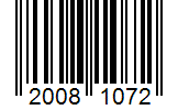 Barcode 20081072