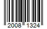Barcode 20081324