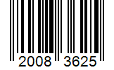 Barcode 20083625