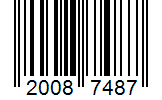 Barcode 20087487