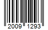 Barcode 20091293