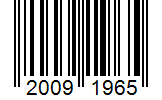 Barcode 20091965