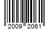 Barcode 20092061