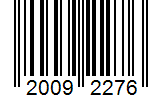 Barcode 20092276