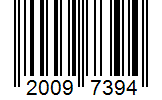 Barcode 20097394