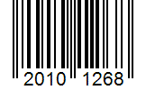 Barcode 20101268
