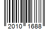 Barcode 20101688