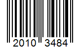Barcode 20103484