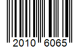 Barcode 20106065