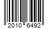 Barcode 20106492