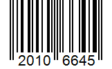 Barcode 20106645