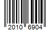 Barcode 20106904